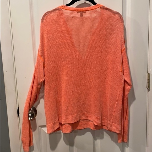 J Crew Linen Loose Knit Henley - Picture 7 of 11